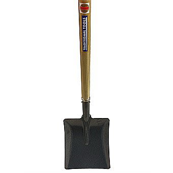 Traditional Tools Long Tail Square Mouth Shovel No. 4
