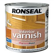 Ronseal Quick Drying Interior Varnish - Antique Pine Satin 250ml