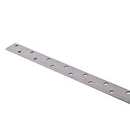 Straight Restraint Strap 1200mm Galvanised Steel Wall Plate Strap