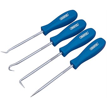 Draper 51763 4 Piece Mini Hook and Pick Set