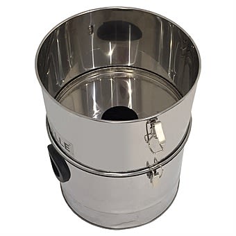 De Vielle Ash Vacuum Chrome Chamber Base Only 