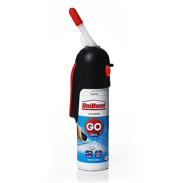 Unibond Go Seal 100ml Silicone Easy Application Sealant White Ray