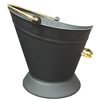 De Vielle 16 Inch Waterloo Bucket Black & Brass KAM005417