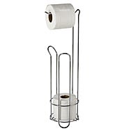 Showerdrape Swan Free Standing Toilet Roll Holder Combo