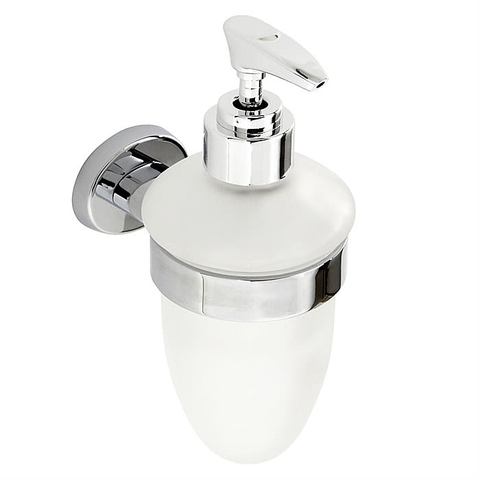 Eternity Frosted Glass Liquid Soap Dispenser Ray Grahams DIY Store