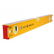 Stabila 96-2 Ribbed Box Section Double Plumb Spirit Level 180cm