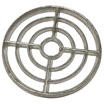 Round Alloy Gully Grid 103mm