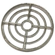 Round Alloy Gully Grid 125mm