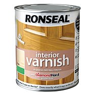 Ronseal Quick Drying Interior Varnish Matt Clear 250ml