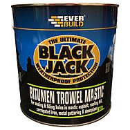 EverBuild Black Jack Bitumen Trowel Grade Mastic 2.5 Litre 