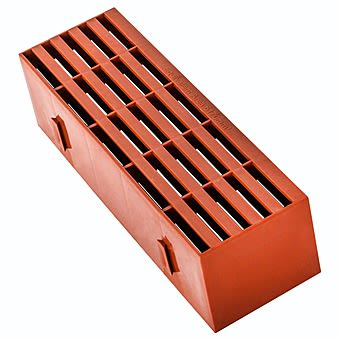 Plastic Brick Air Vent 225 x 75mm Terracotta