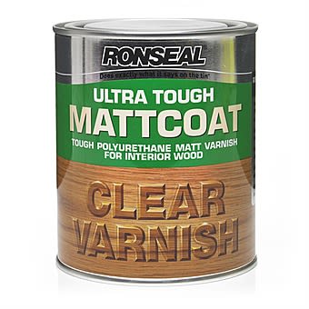 Ronseal Ultra Tough Mattcoat Clear Varnish 750ml