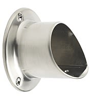 Richard Burbidge Fusion Brushed Nickel Wall Connector