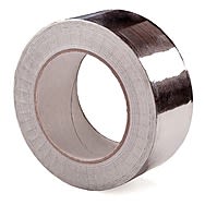 Silver Aluminium Foil Heat Resistant Tape 50mm x 45m