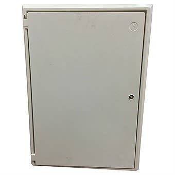 Meter Box Cabinet with Lock White 580 x 490mm