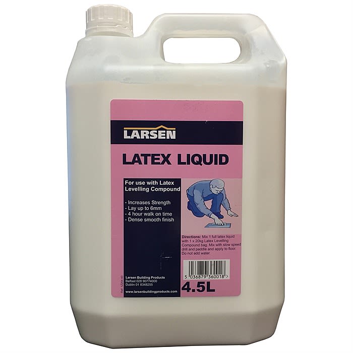Larsen Self Levelling Latex Liquid 4.5 Litre Ray Grahams DIY Store