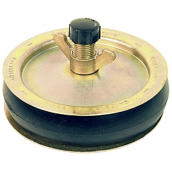 Drain Test Plug 4 Inch with Plastic Cap