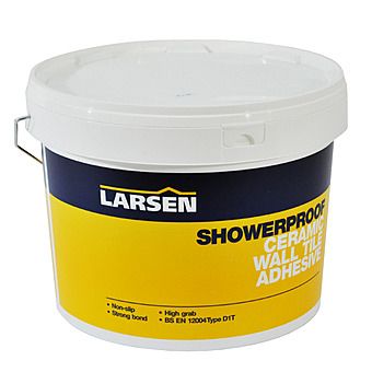 Larsen Showerproof Ceramic Wall Tile Adhesive 15kg