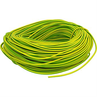 Picture of Light and Dark Green Earth Cable Sleeving 3mm