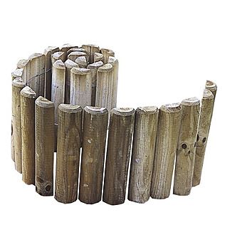 Picture of Garden Edging Wooden Border Log Roll 1.8m