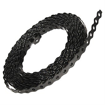 All Purpose Black Steel Fixing Band 12mm x 10m