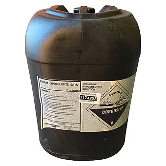 10 - 11% Dairy Farm Sodium Hypochlorite 25 Litre