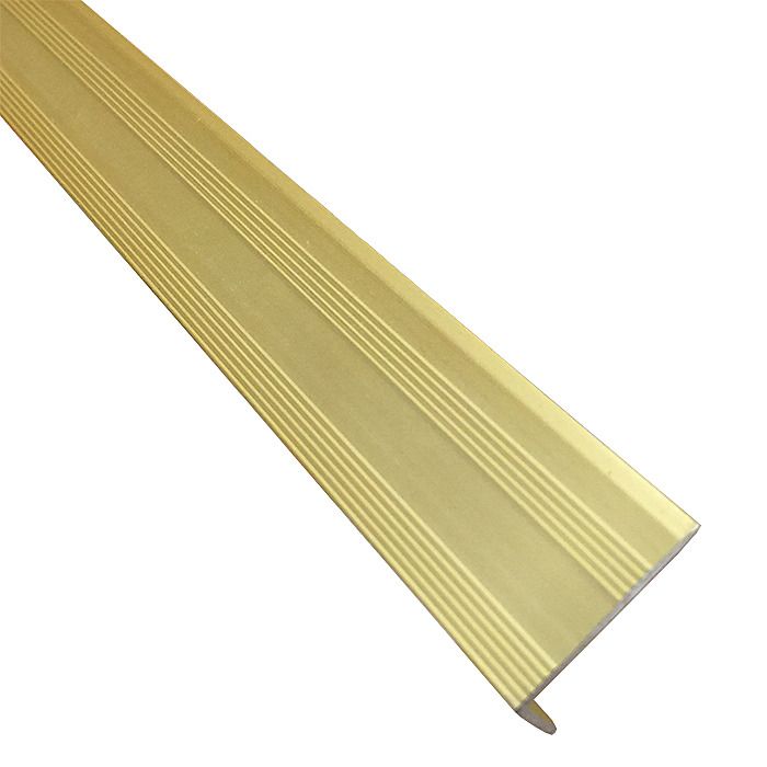 Self Adhesive Brass Square Edge Trim 10mm x 2.4m Ray Grahams DIY Store