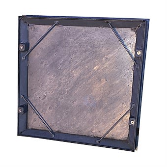 Galvanised Steel Recessed Tray 12 x 12 Inch