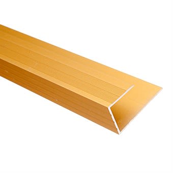 Picture of Centurion GFE04P Matte Gold Square Edge Floor Profile For Wood & Laminate 900mm