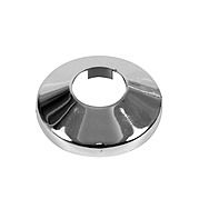 Plastic Chrome Radiator Collar Rosette for 15mm Pipe