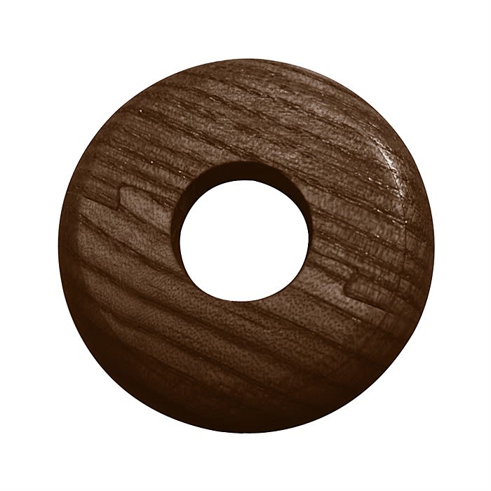 Solid Wood Walnut Radiator Collar for 15mm Pipe Ray Grahams DIY Store