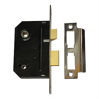 Union Bathroom Mortice Lock 2 1/2" Polished Chrome Y229463