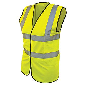 Picture of High Visibility Vest / Waistcoat Yellow