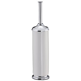 Opera Toilet Brush Chrome - White | Showerdrape