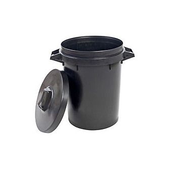 90 Litre Stadium Black Heavy Duty Dustbin 