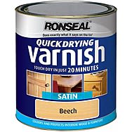 Ronseal Quick Drying Varnish Satin 750ML