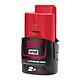 Milwaukee M12 B2 12V 2.0Ah Red Lithium-Ion Battery | 4932430064