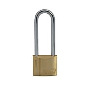 Faithfull 40mm Long Shackle Brass Padlock