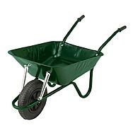 Haemmerlin 90 Litre Green Metal Wheelbarrow Metal