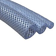 Braided Clear PVC Tubing Hose 1.1/2 Inches 38mm