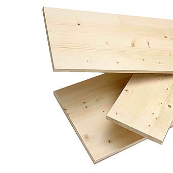 Picture of White Wood Laminated Pineboard (Various Sizes)