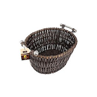 De Vielle Heavy Duty Log Basket with Metal Handles 