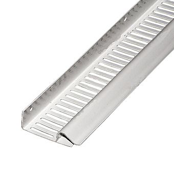 White Soffit Ventilation Strip 2.4m 5.5mm