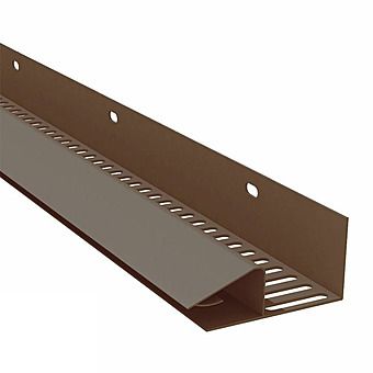 Brown Soffit Ventilation Strip 2.4m 5mm