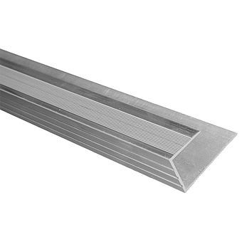 Stikatak Square Edge Floor Profile Matt Silver 2.7m x 14.5 x 32mm