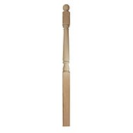 Richard Burbidge Pine Tulip Complete Stair Newel 1531 x 90 x 90mm