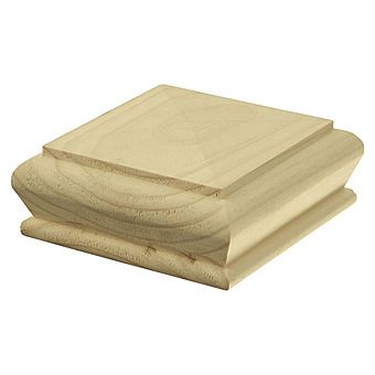 Richard Burbidge Pine Stair Pyramid Newel Cap 50 x 115 x 115mm