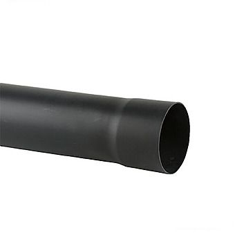 Blown Socket Black Duct Pipe 6 Metre 110mm BD4