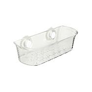 Croydex Long Basket Press 'N' Lock Clear Acrylic