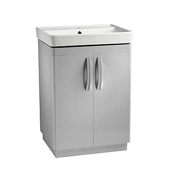 Tavistock Compass Freestanding Vanity Unit Grey